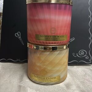 Vanilla Cloud and Sunset in Maui Scented Candles